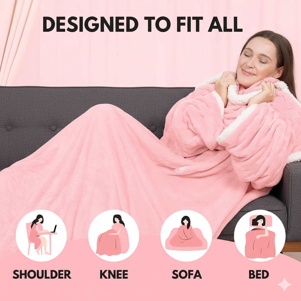 Echozy Heated Cuddle Blanket